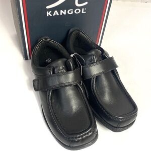 Kangol Waltham black leather dress shoes NIB